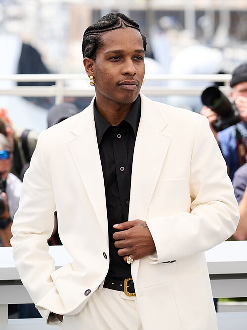 A$AP Rocky during a photocall for the film "Highest 2 Lowest" at the 2025 Cannes Film Festival