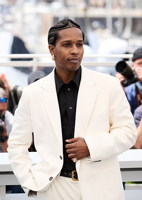 A$AP Rocky during a photocall for the film "Highest 2 Lowest" at the 2025 Cannes Film Festival