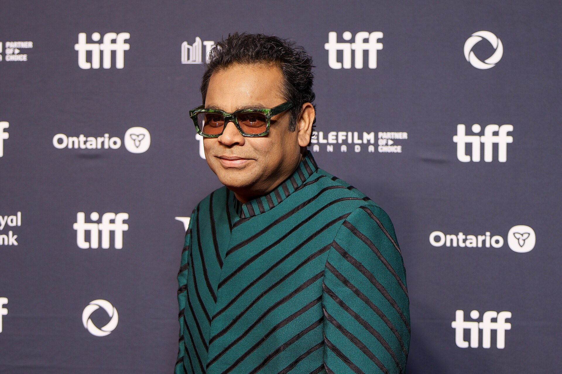 A.R. Rahman, composer, at the 2025 Toronto International Film Festival (TIFF) for the movie Gandhi.