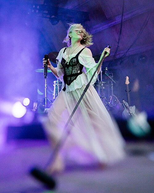 AURORA at Ravnedalen Live festival, Kristiansand, Norway, 2024.
Photo: Birgit Fostervold @knipselyst

CC: BY-SA 2.0