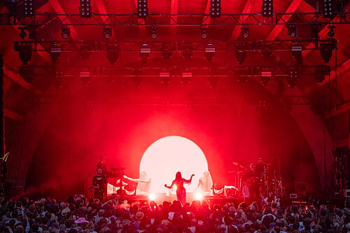 AURORA at Ravnedalen Live festival, Kristiansand, Norway, 2024.
Photo: Birgit Fostervold @knipselyst

CC: BY-SA 2.0