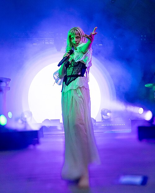 AURORA at Ravnedalen Live festival, Kristiansand, Norway, 2024.
Photo: Birgit Fostervold @knipselyst

CC: BY-SA 2.0