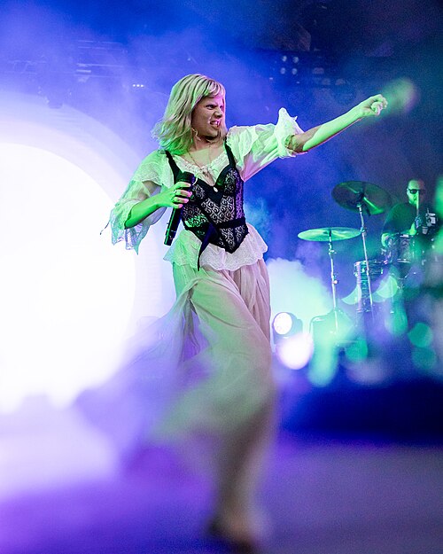 AURORA at Ravnedalen Live festival, Kristiansand, Norway, 2024.
Photo: Birgit Fostervold @knipselyst

CC: BY-SA 2.0