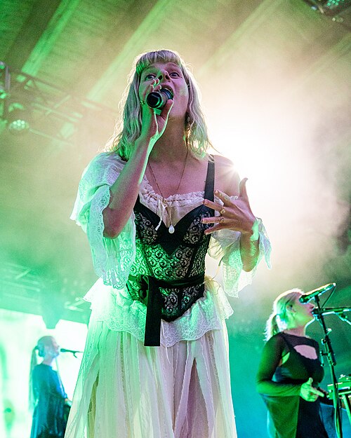 AURORA at Ravnedalen Live festival, Kristiansand, Norway, 2024.
Photo: Birgit Fostervold @knipselyst

CC: BY-SA 2.0