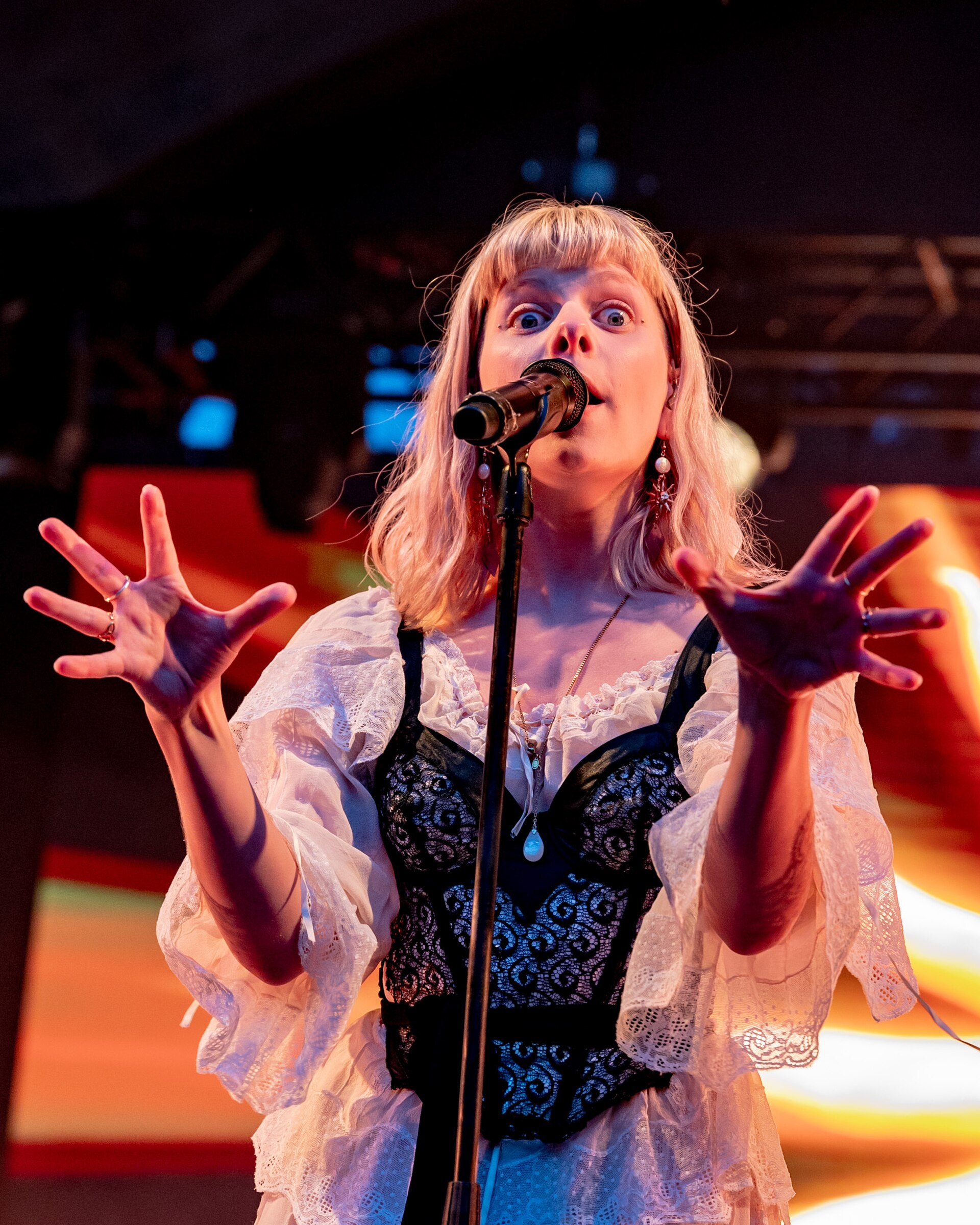 AURORA at Ravnedalen Live festival, Kristiansand, Norway, 2024.
Photo: Birgit Fostervold @knipselyst

CC: BY-SA 2.0