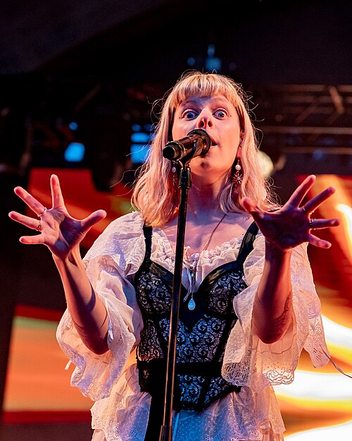 AURORA at Ravnedalen Live festival, Kristiansand, Norway, 2024.
Photo: Birgit Fostervold @knipselyst

CC: BY-SA 2.0