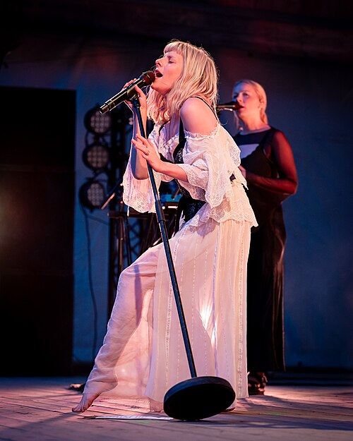 AURORA at Ravnedalen Live festival, Kristiansand, Norway, 2024.
Photo: Birgit Fostervold @knipselyst

CC: BY-SA 2.0