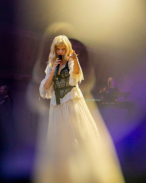 AURORA at Ravnedalen Live festival, Kristiansand, Norway, 2024.
Photo: Birgit Fostervold @knipselyst

CC: BY-SA 2.0