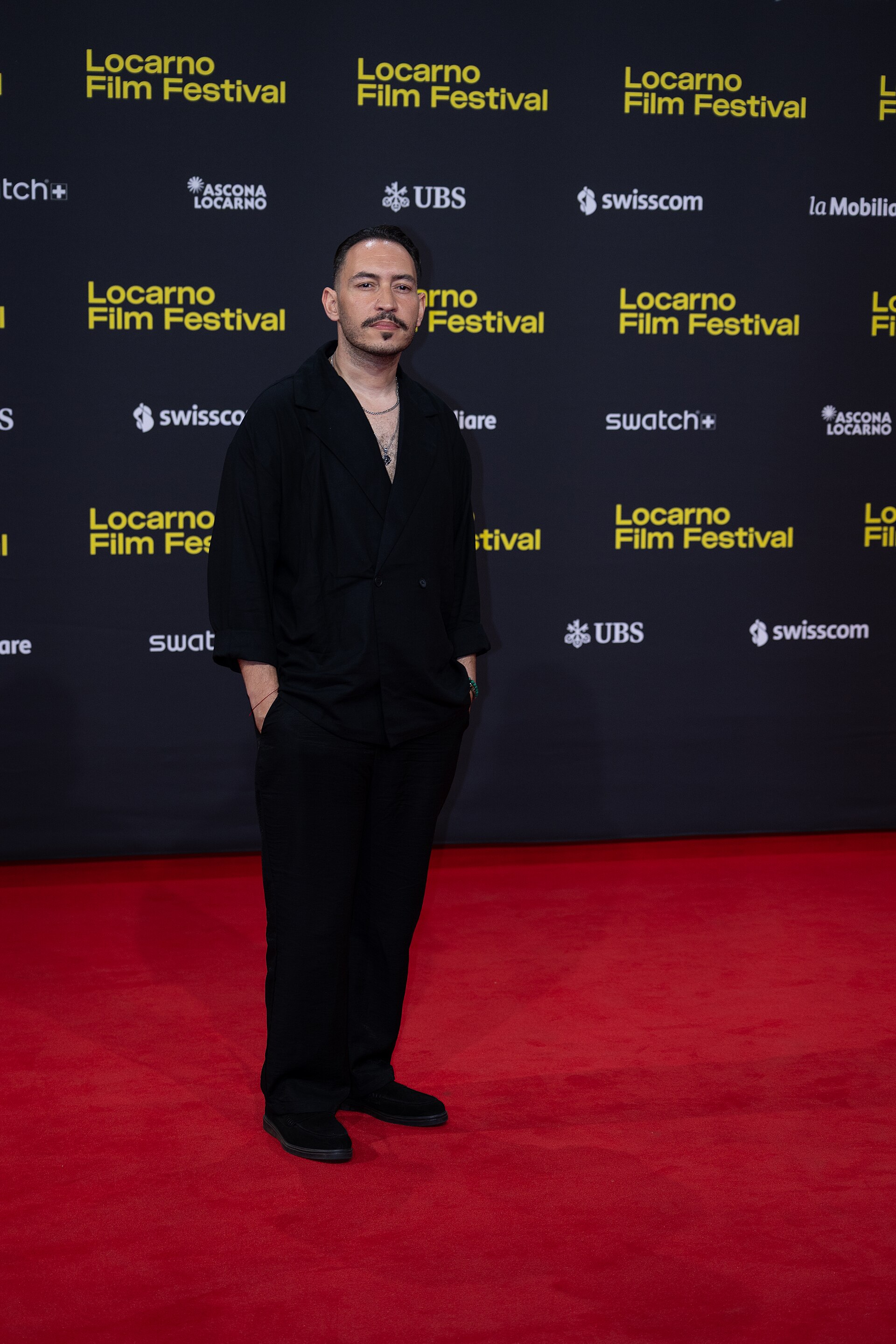Abdelhamid Bouchnak on the Red carpet of 79th Locarno Film Festival 2026 Red Carpet
