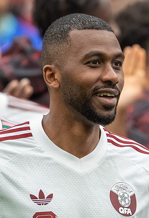 Abdulaziz Hatem during Canada v Qatar on 18 June 2026 at the 2026 FIFA World Cup