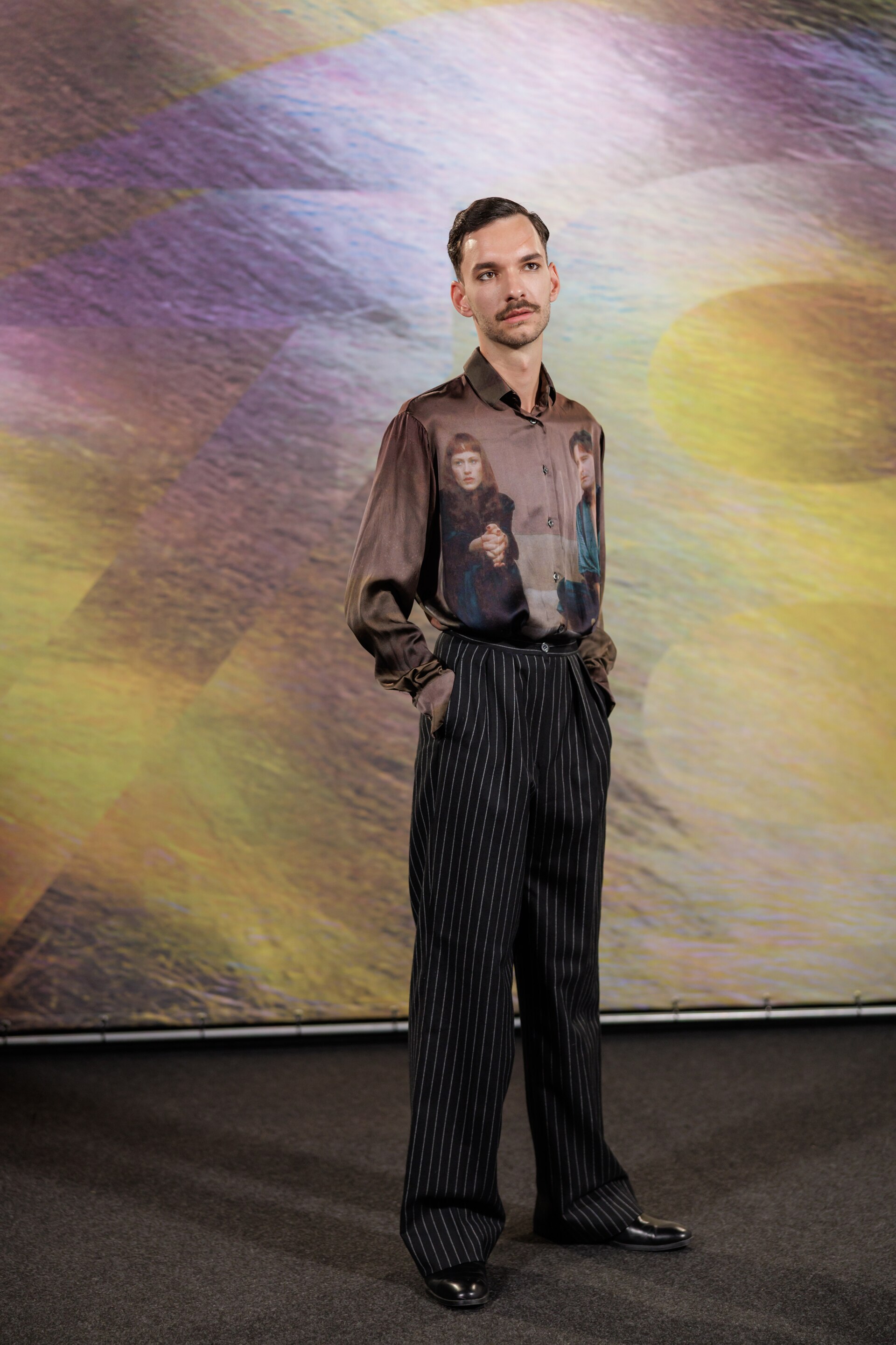 Actor Adonis Tanta attends the 'Dracula' photocall during the 78th Locarno Film Festival on August 10, 2025 in Locarno, Switzerland.