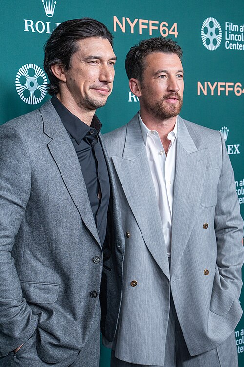 Adam Driver Miles Teller at the 64th annual New York Film Festival at Film at Lincoln Center