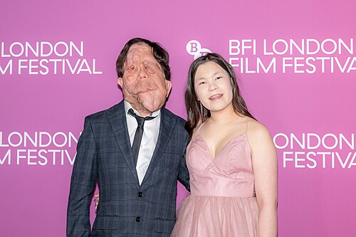 Adam Pearson and Ellie Jim attending the premiere of Zero Intention Of Living Quietly at the 70th BFI London Film Festival, at Vue Cinema Leceister Square, 11th of October 2026