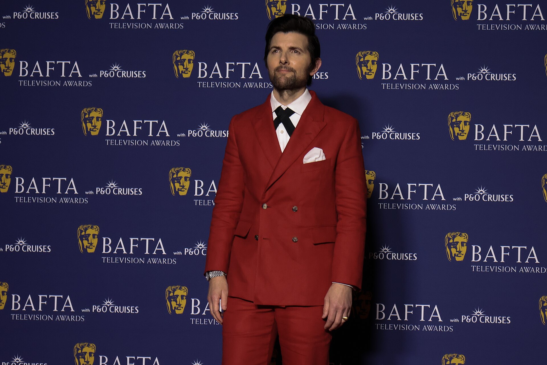 Adam Scott who presented a BAFTA TV Award, May 26