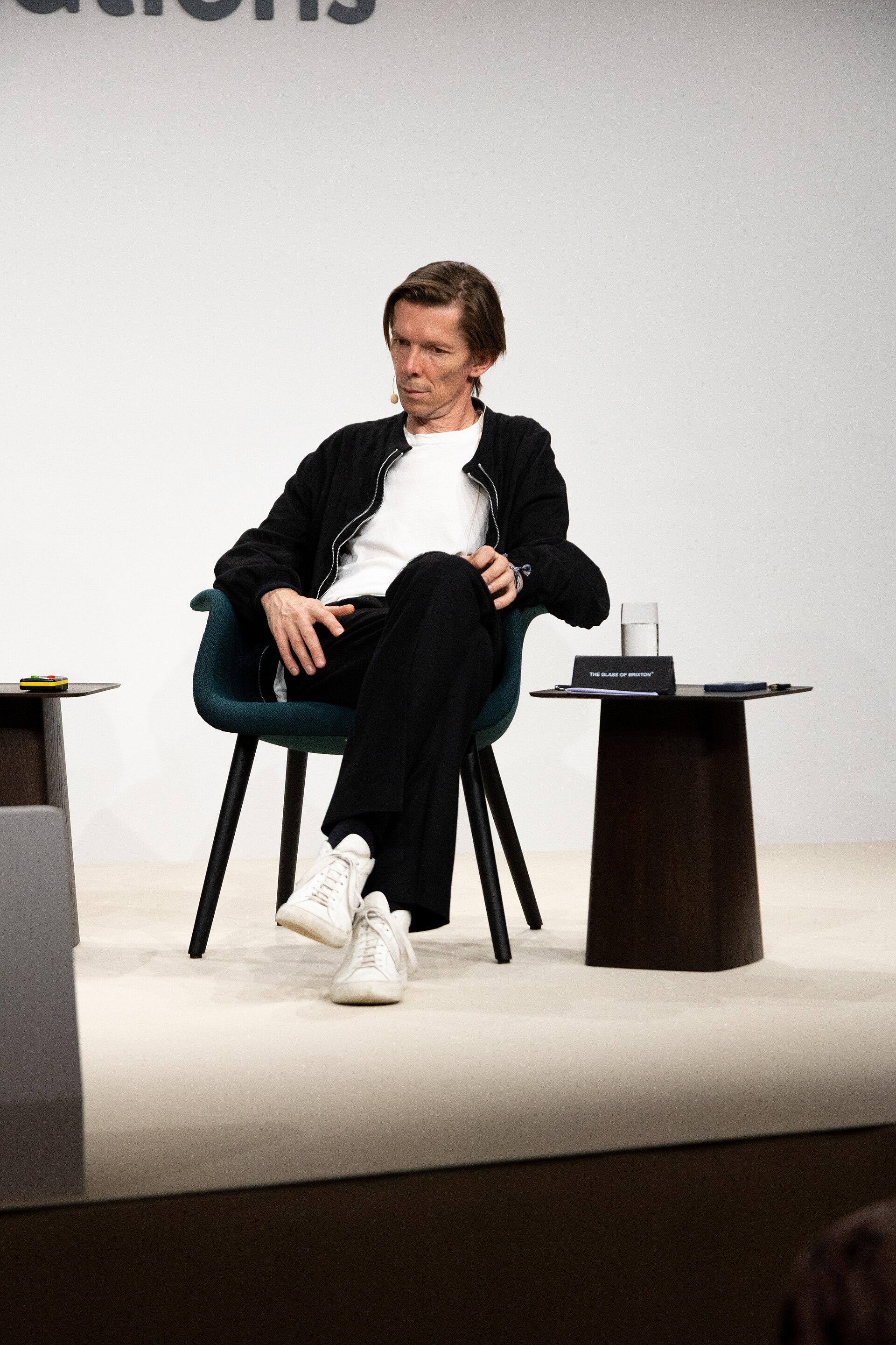 Adam Szymczyk, curator, author, editor, at the Art Basel international art fair in Basel, Switzerland in June 2025.