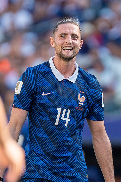 Adrien Rabiot during France v Paraguay at the 2026 FIFA World Cup