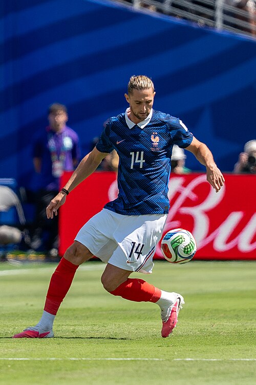 Adrien Rabiot during France v Senegal on 16 June 2026 at the 2026 FIFA World Cup at NY/NJ Stadium in East Rutherford, NJ