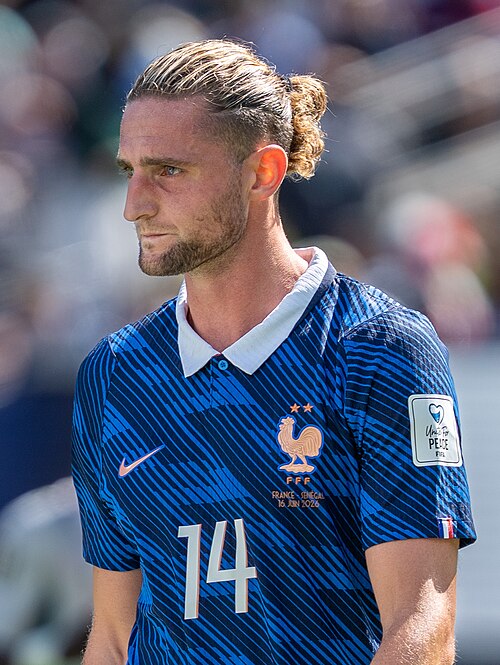 Adrien Rabiot during France v Senegal on 16 June 2026 at the 2026 FIFA World Cup at NY/NJ Stadium in East Rutherford, NJ