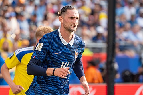 Adrien Rabiot during France v Sweden at the 2026 FIFA World Cup