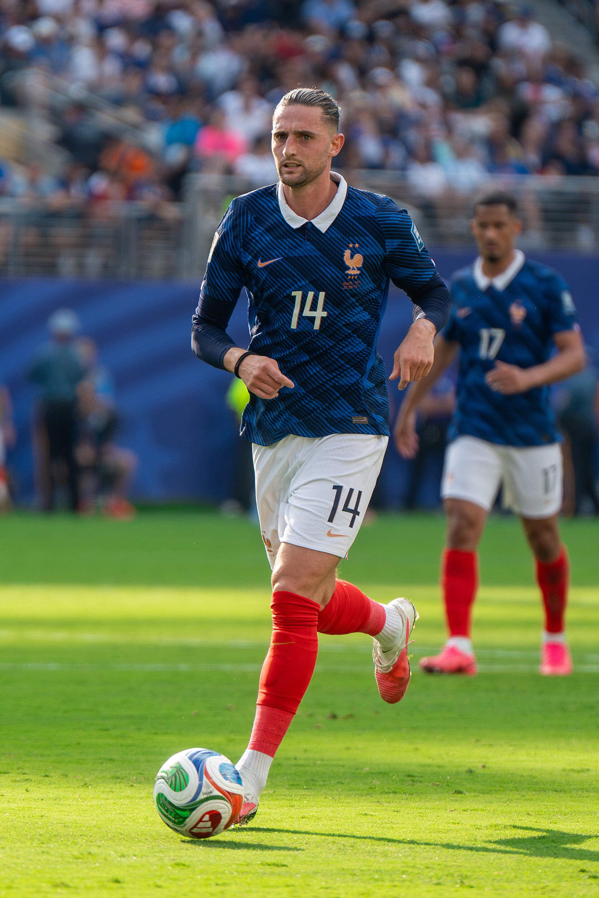 Adrien Rabiot during France v Sweden at the 2026 FIFA World Cup