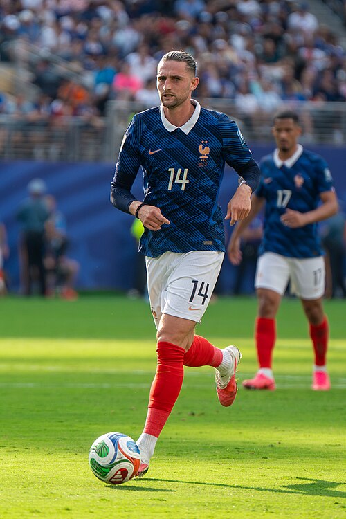 Adrien Rabiot during France v Sweden at the 2026 FIFA World Cup