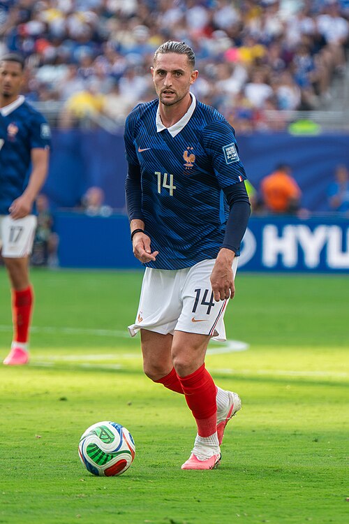 Adrien Rabiot during France v Sweden at the 2026 FIFA World Cup
