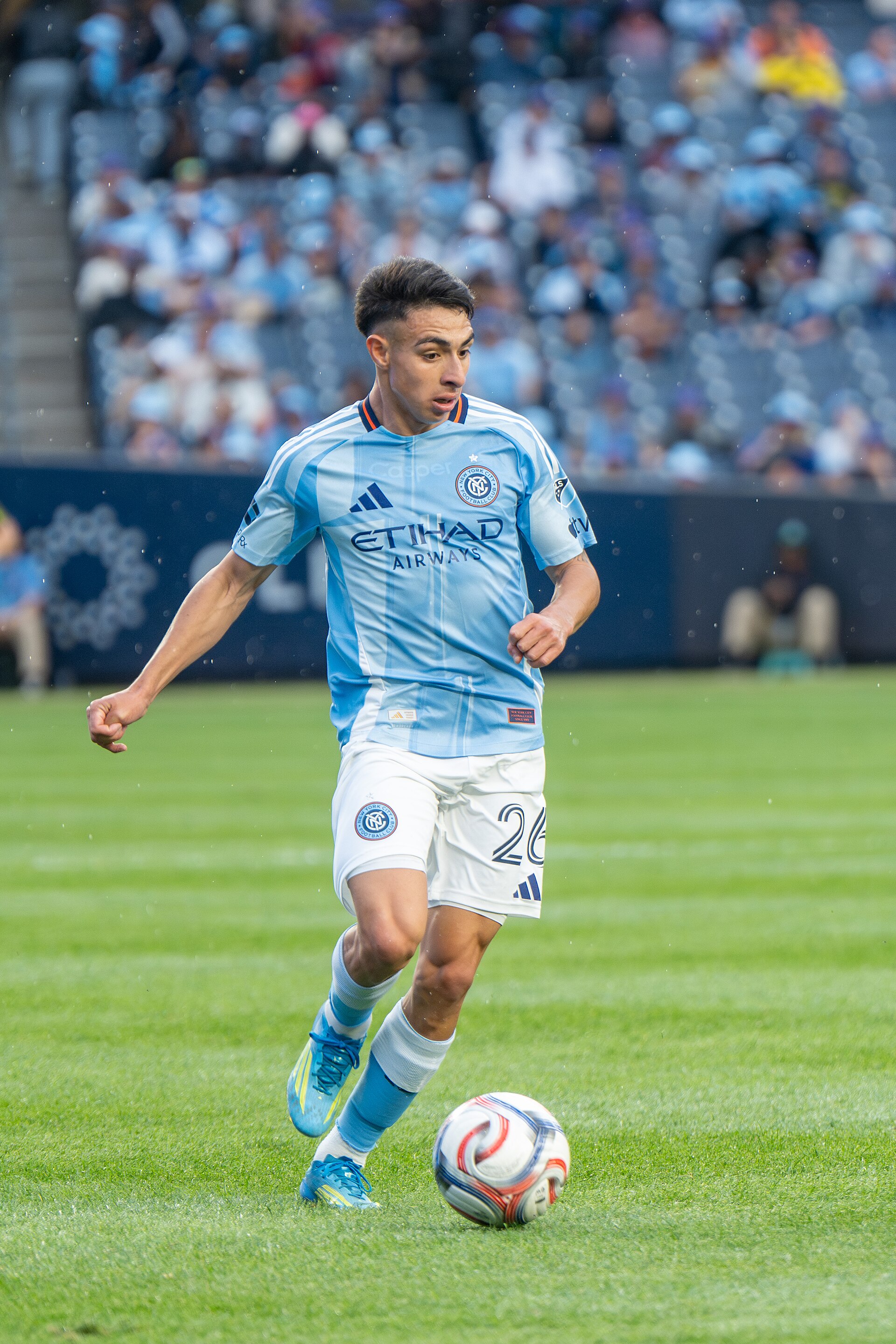 Agustin Ojeda during New York City FC vs Columbus Crew on May 10, 2026