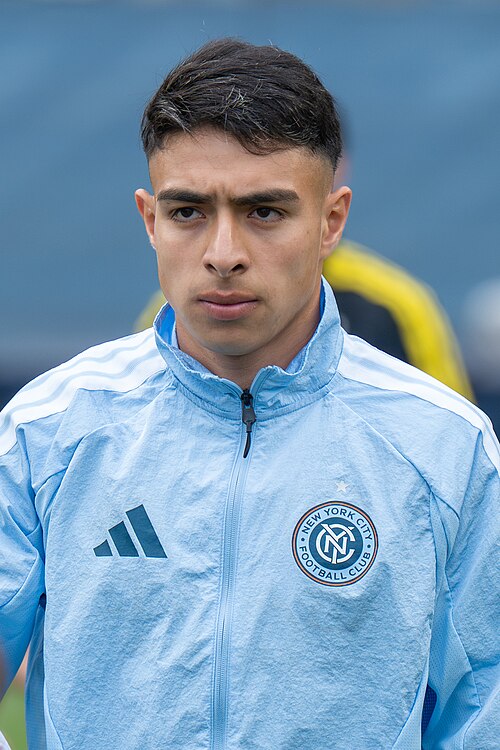 Agustin Ojeda during New York City FC vs Columbus Crew on May 10, 2026