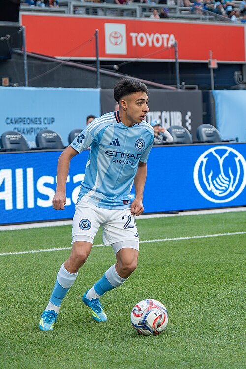 Agustin Ojeda during New York City FC vs Columbus Crew on May 10, 2026
