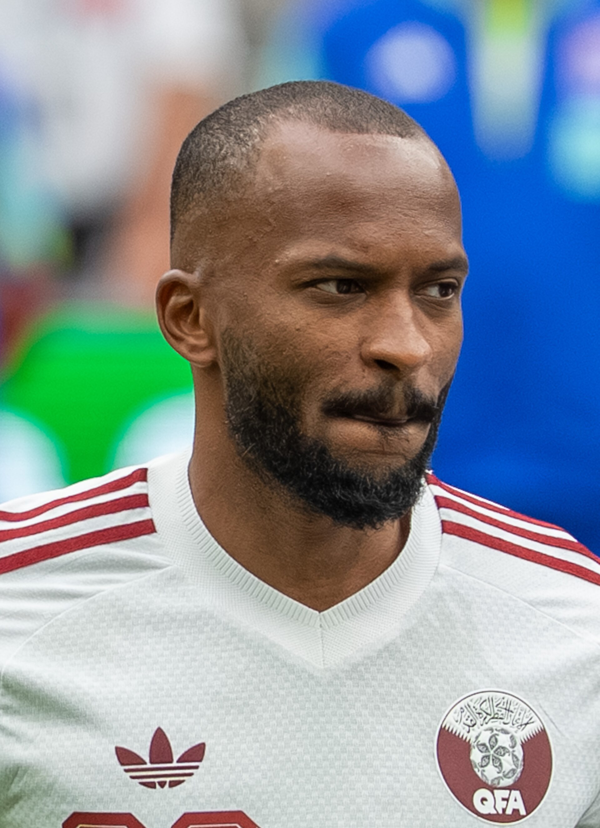 Ahmed Fathy during Canada v Qatar on 18 June 2026 at the 2026 FIFA World Cup