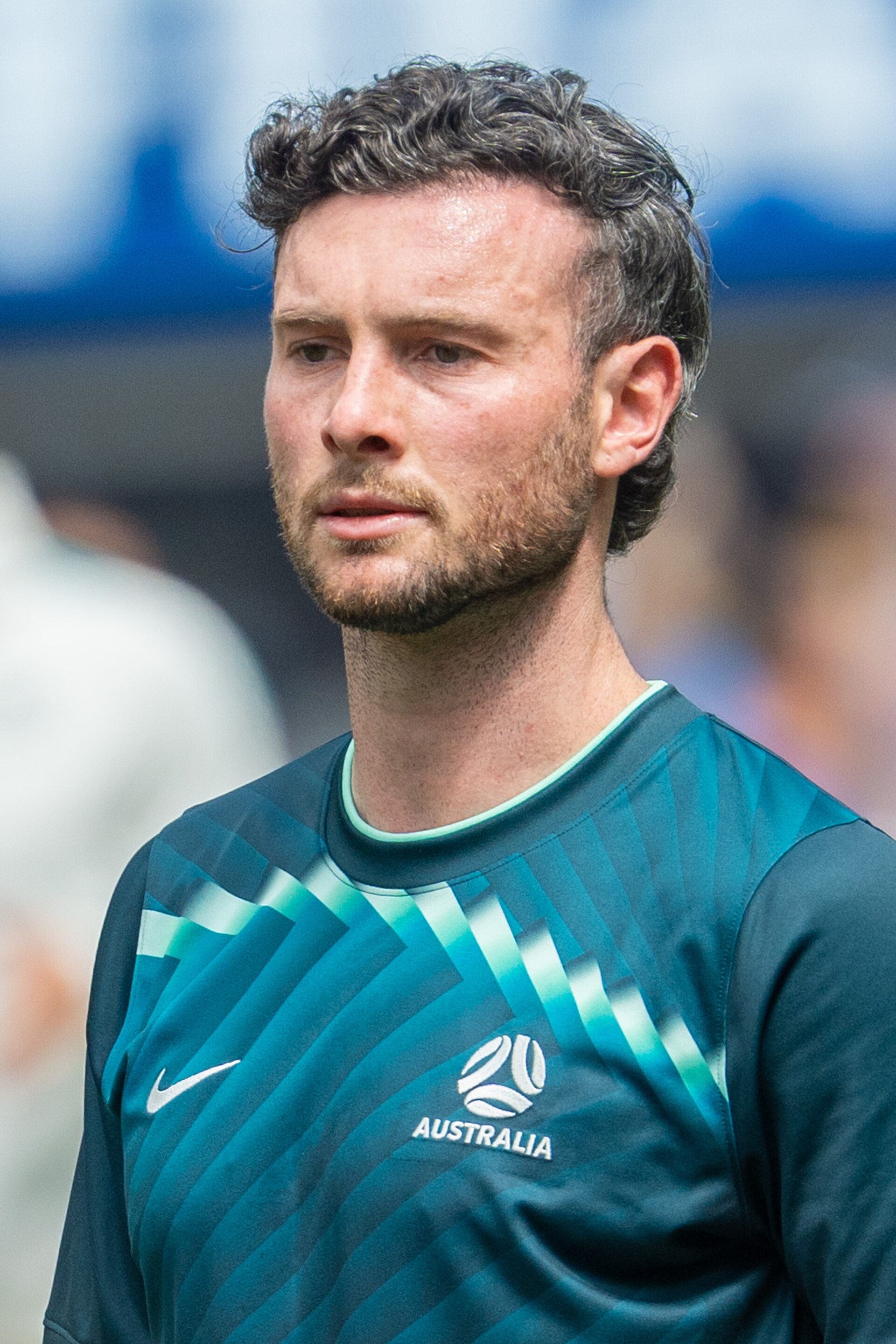 Aiden O'Neill during United States v Australia on 19 June 2026 at the 2026 FIFA World Cup