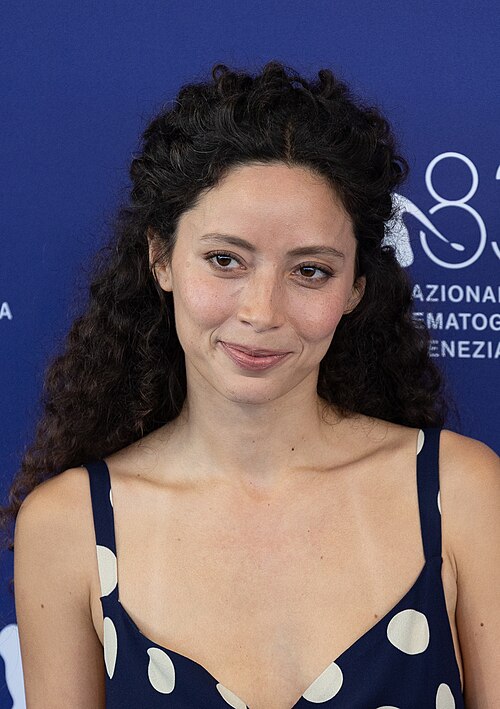 Ailín Salas, actress, at 82nd Venice International Film Festival in Venice, Italy for the film Wild Horse Nine.
