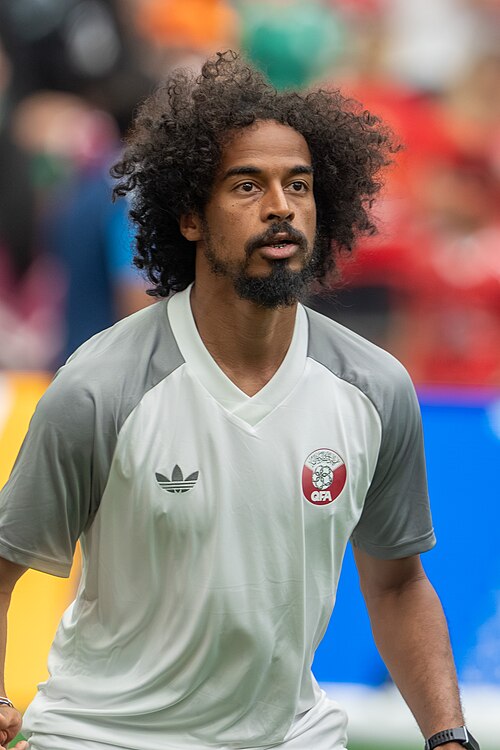 Akram Afif during Canada v Qatar on 18 June 2026 at the 2026 FIFA World Cup