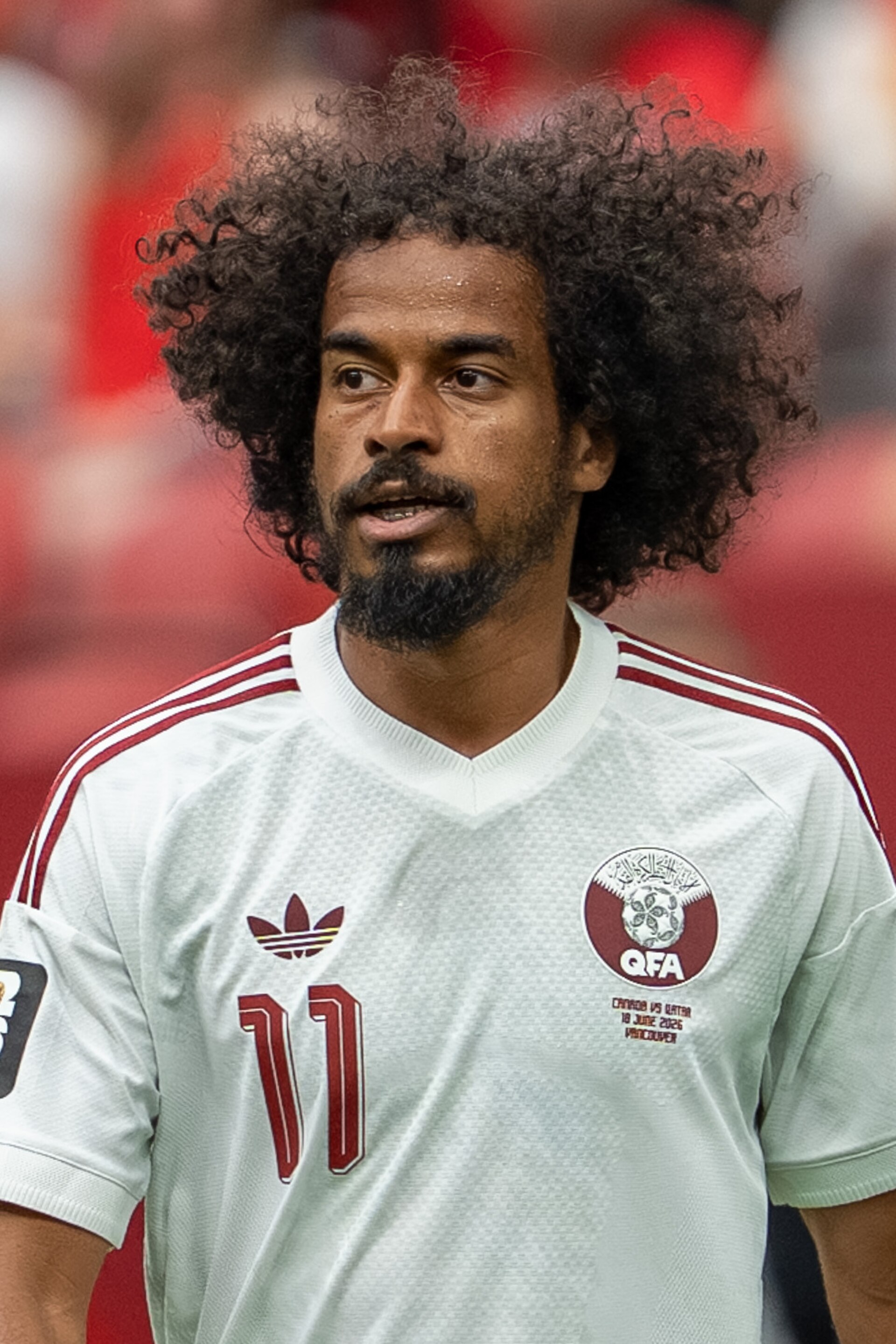 Akram Afif during Canada v Qatar on 18 June 2026 at the 2026 FIFA World Cup