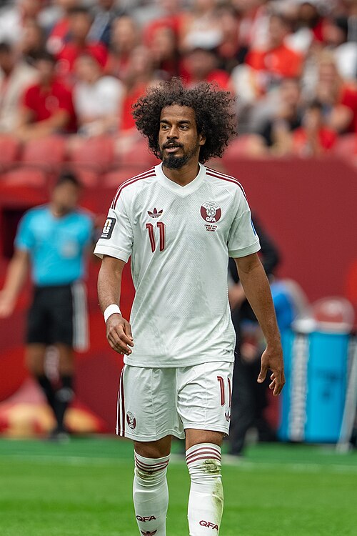 Akram Afif during Canada v Qatar on 18 June 2026 at the 2026 FIFA World Cup