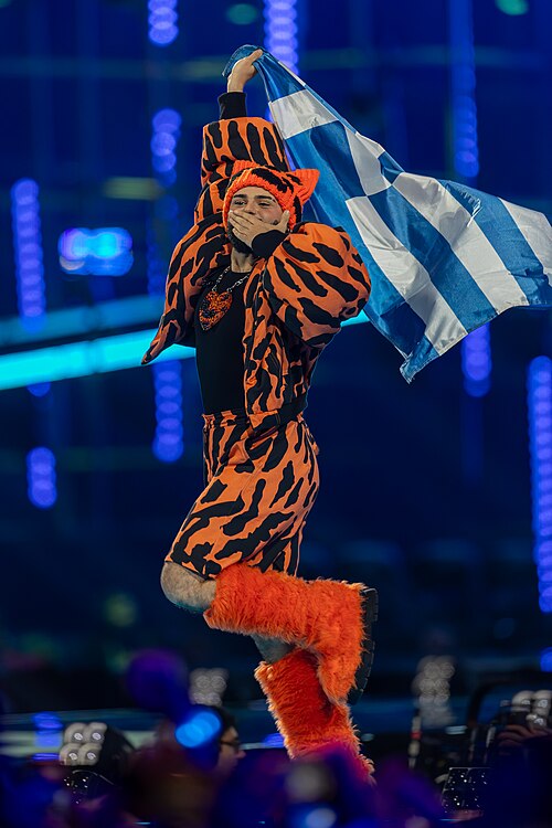 Akylas representing Greece in the Grand Final of the 2026 Eurovision Song Contest in Vienna
