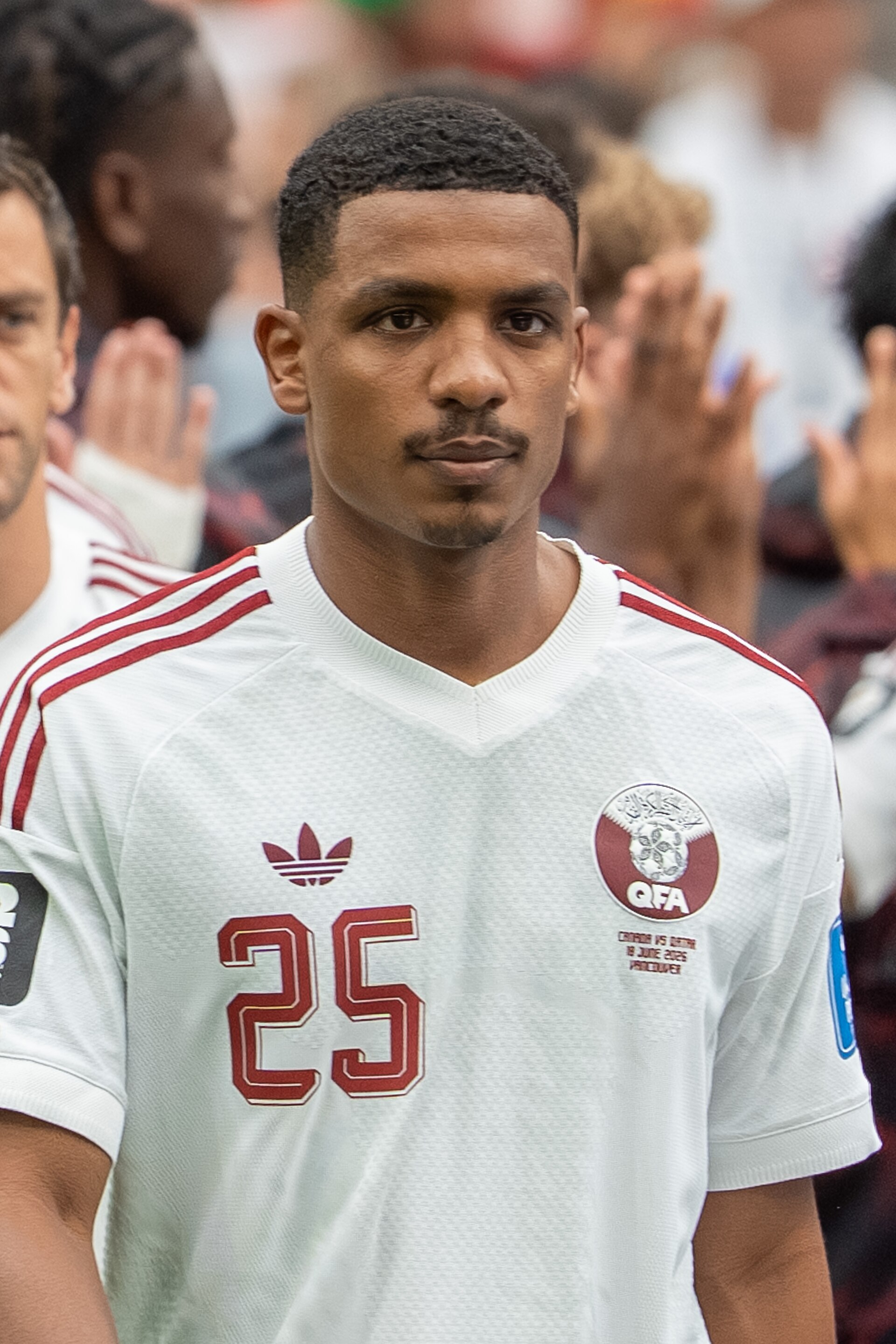 Al-Hashmi Al-Hussain during Canada v Qatar on 18 June 2026 at the 2026 FIFA World Cup