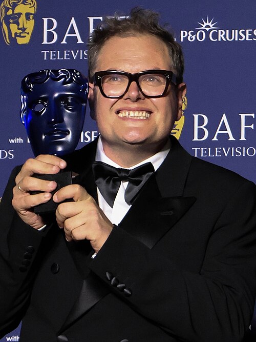 Alan Carr winning Memorable Moment at BAFTA TV Awards May 26