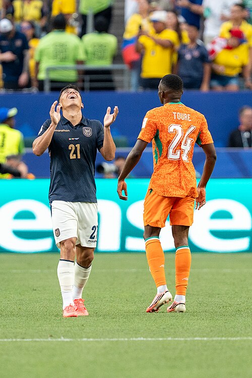 Alan Franco Bazoumana Toure during Côte d'Ivoire v Ecuador on 14 June 2026 at the 2026 FIFA World Cup