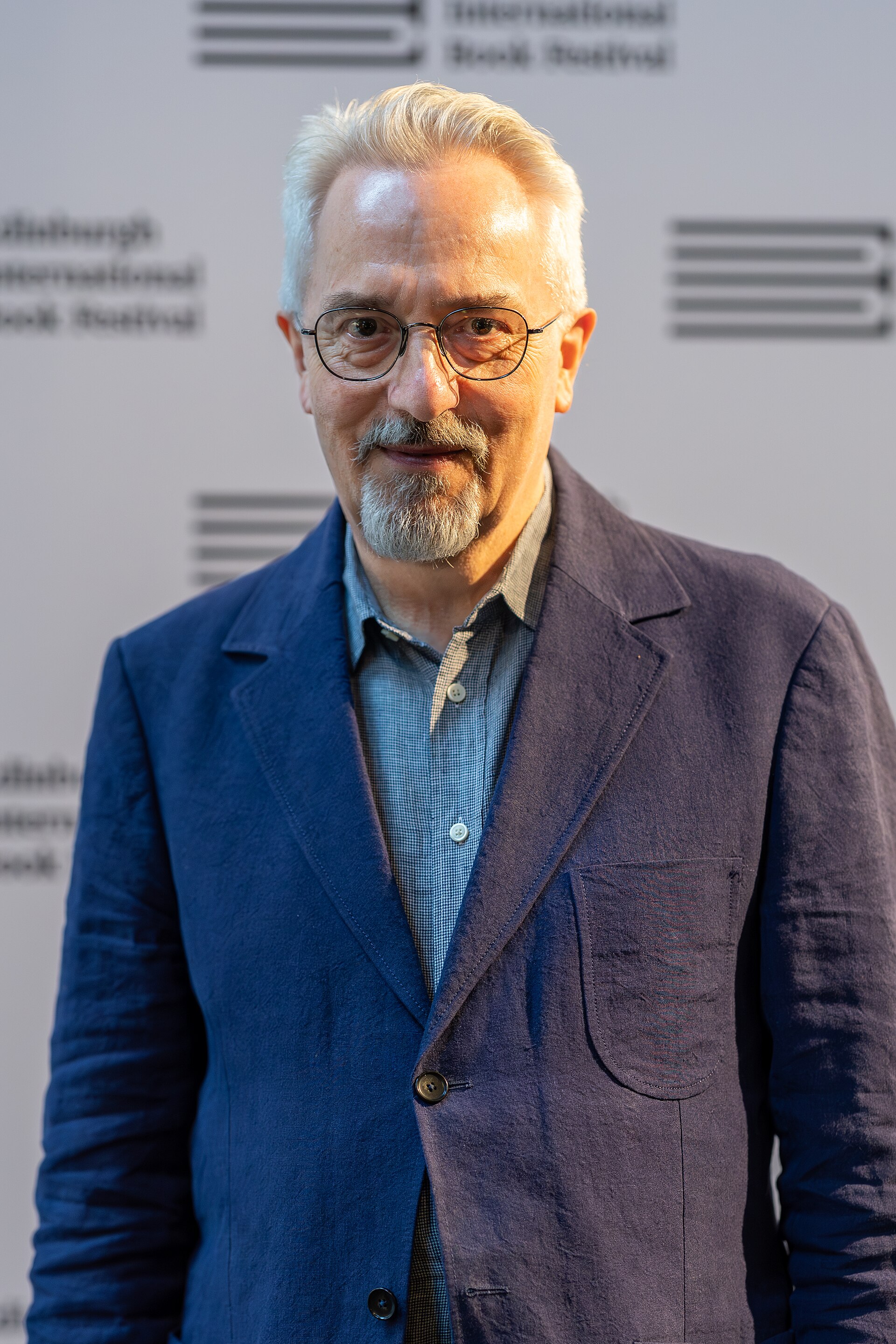 Alan Hollinghurst at the Edinburgh International Book Festival 2025.