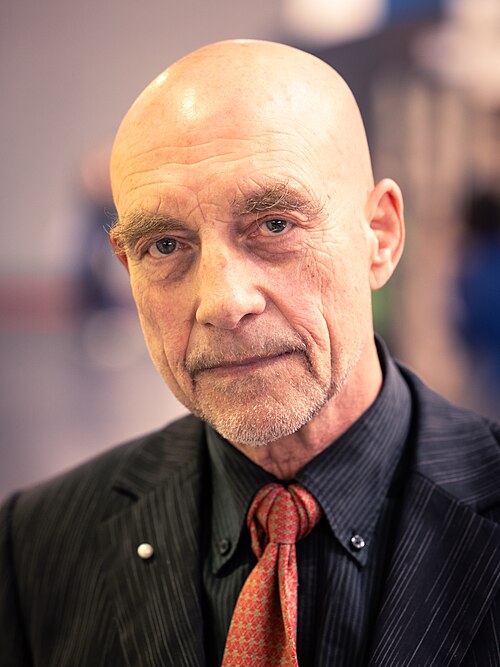 Writer Alban Nikolai Herbst at the Frankfurt Book Fair 2025