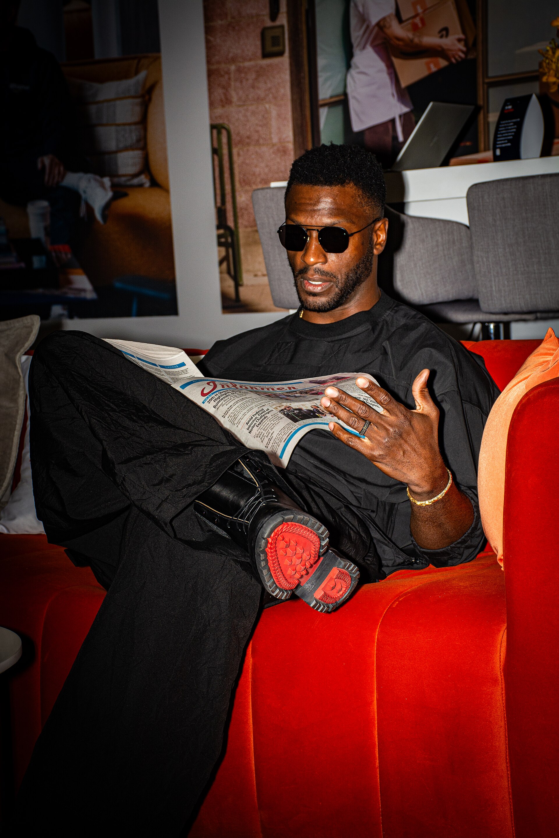 Aldis Hodge at Washington Convention Center for Congressional Black Caucus ALC54 2025