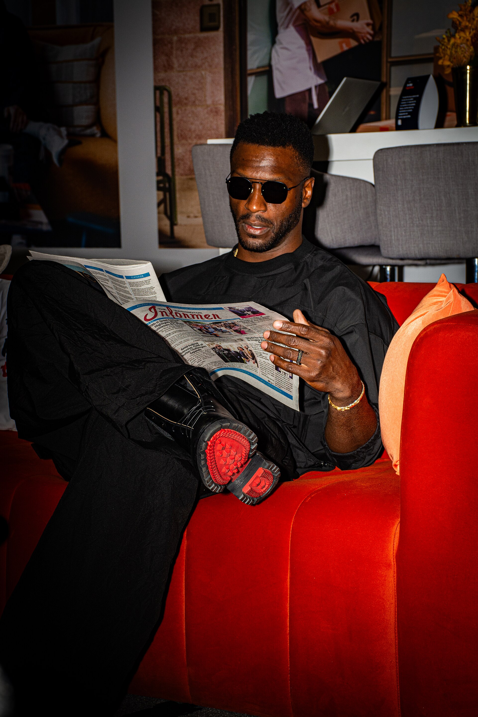 Aldis Hodge at Washington Convention Center for Congressional Black Caucus ALC54 2025