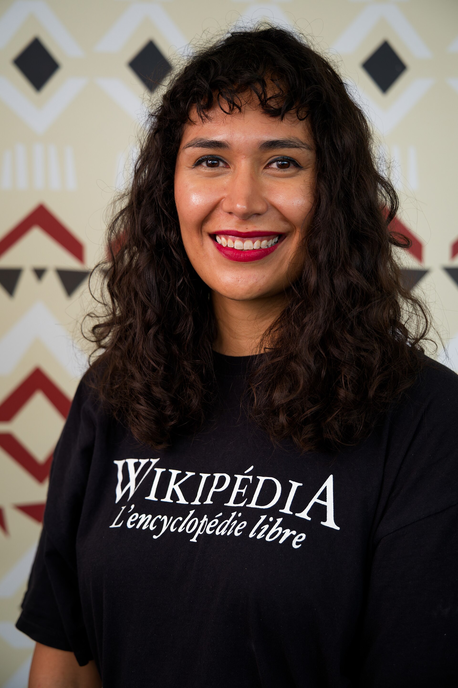 Alejandra Reyes at Wikimania 2025