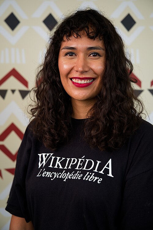 Alejandra Reyes at Wikimania 2025
