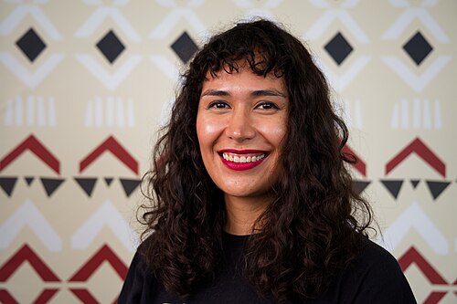 Alejandra Reyes at Wikimania 2025