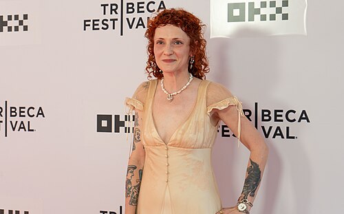 Aleks Gezentsvey at the premiere of "Mario" at the 25th Tribeca Film Festival in New York City.