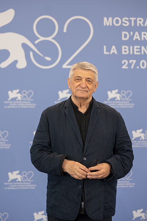 Aleksandr Sokurov, director, at 82nd Venice International Film Festival in Venice, Italy for the film ZAPISNAJA KNIŽKA REŽISËRA (DIRECTOR’S DIARY) .