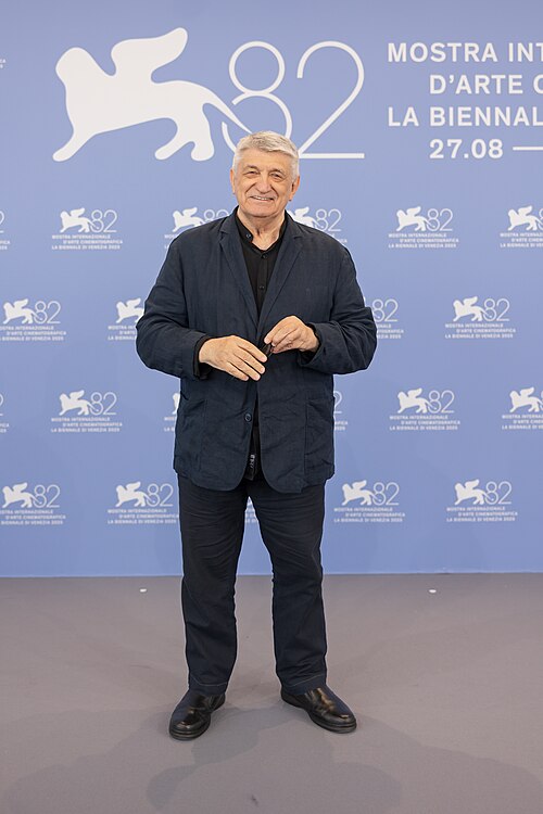 Aleksandr Sokurov, director, at 82nd Venice International Film Festival in Venice, Italy for the film ZAPISNAJA KNIŽKA REŽISËRA (DIRECTOR’S DIARY) .