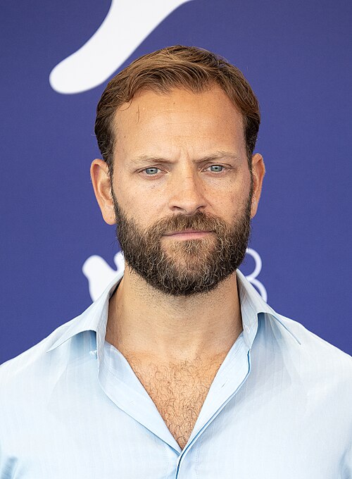 Alessandro Borghi, actor, at 82nd Venice International Film Festival in Venice, Italy for the film Nessun Dolore.
